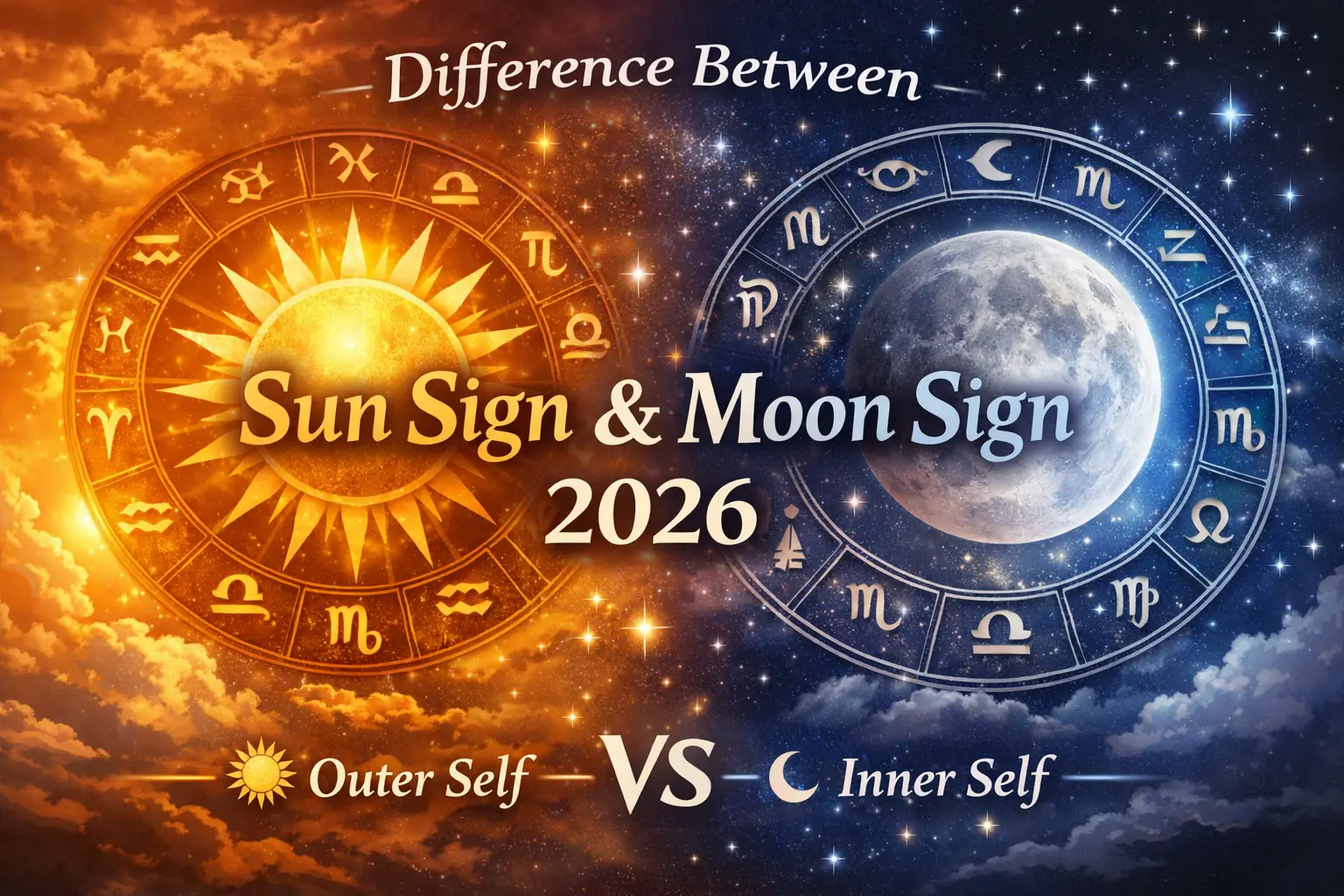 what is the difference between sun sign and moon sign