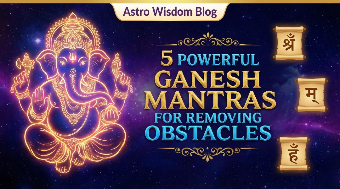 Powerful 5 Ganesh Mantra for Removing Obstacles
