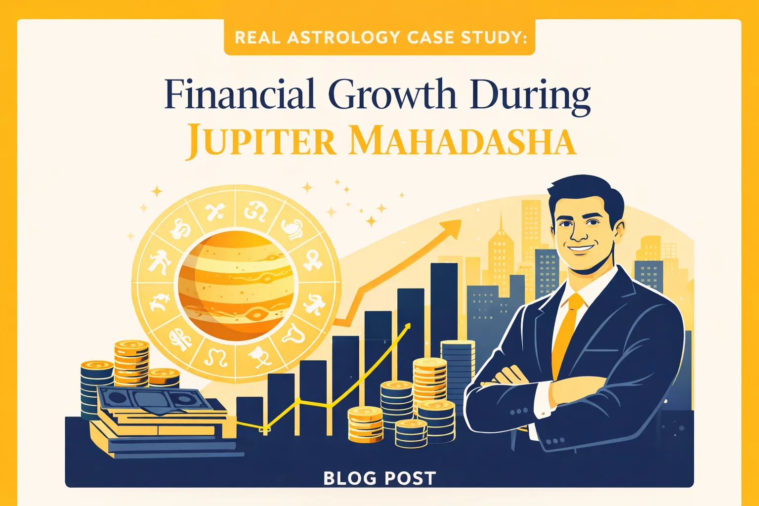 Real Astrology Case Study Financial Growth During Jupiter Mahadasha